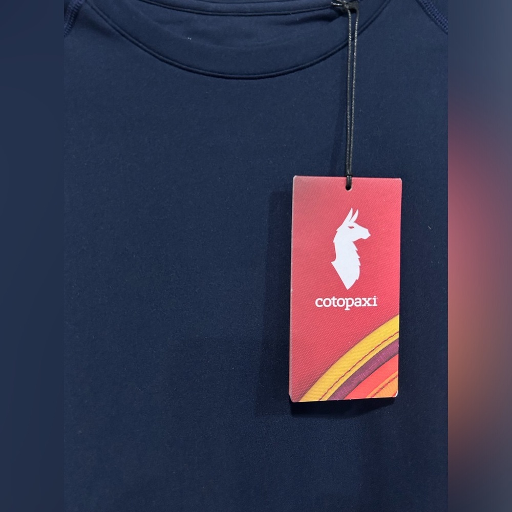Cotopaxi Men's XL Liso Baselayer Top Long-Sleeve Shirt Maritime Navy Blue NWT - Picture 4 of 10